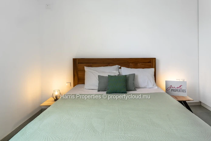 Stunning beachfront apartment located within a secure complex in Trou d’Eau Douce available for rent