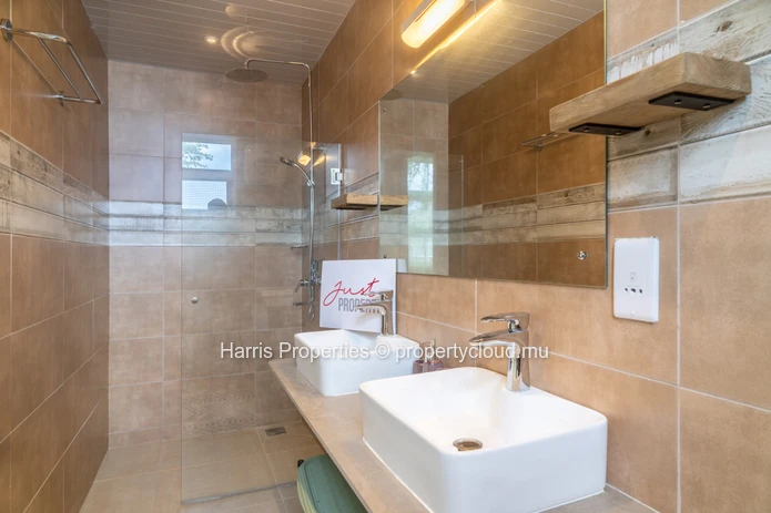 Stunning beachfront apartment located within a secure complex in Trou d’Eau Douce available for rent