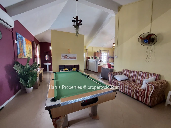 Stylish second-floor penthouse for sale in Pointe aux Piments.