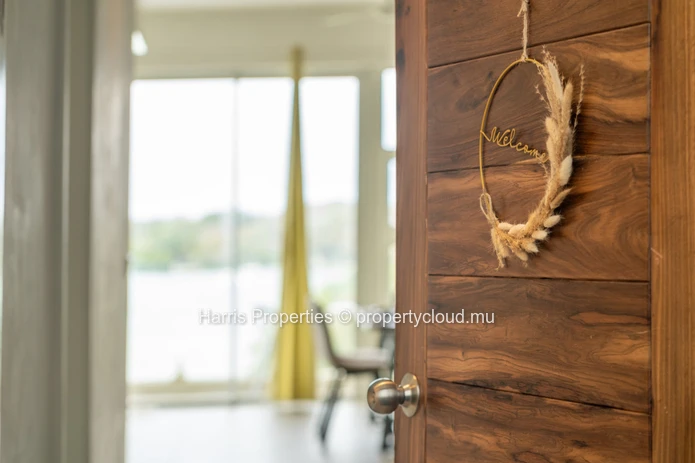 Stunning beachfront apartment located within a secure complex in Trou d’Eau Douce available for rent