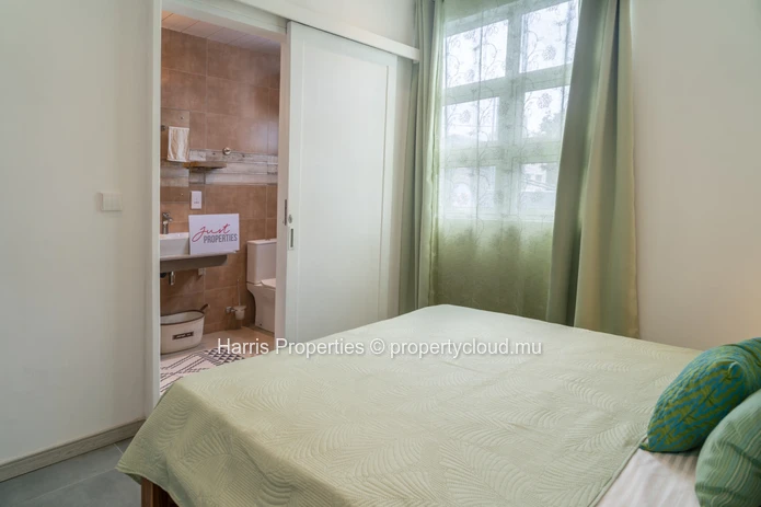 Stunning beachfront apartment located within a secure complex in Trou d’Eau Douce available for rent