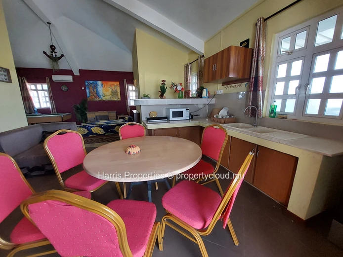 Stylish second-floor penthouse for sale in Pointe aux Piments.