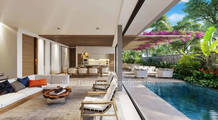 3-bedroom penthouse for sale in Trou aux Biches.