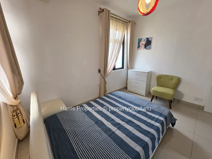 Splendid 2nd floor apartment for rent in a high-end residence in Pereybere, with lift access