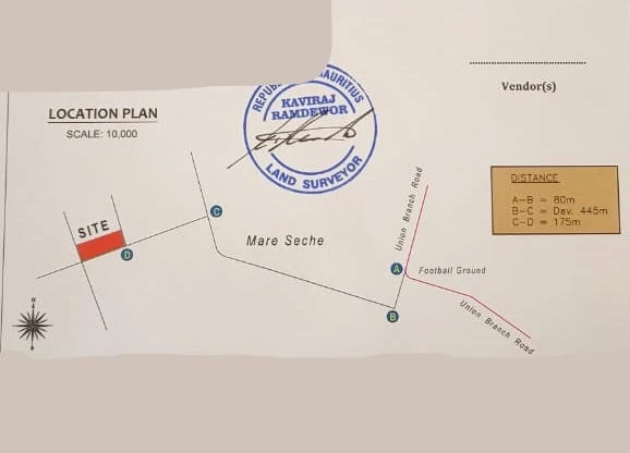Terrain résidentiel à vendre – Chemin 20 Pieds, Grand Baie