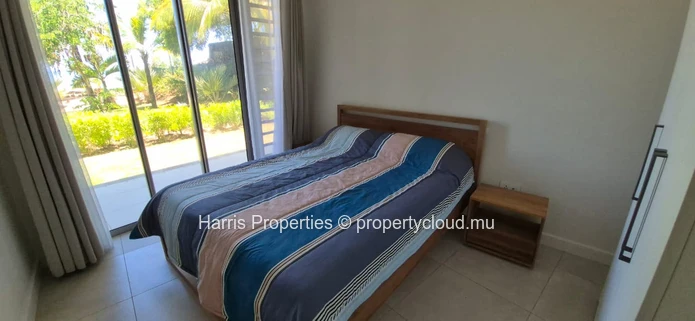 Splendid beachfront apartment for rent in Grand Gaube 