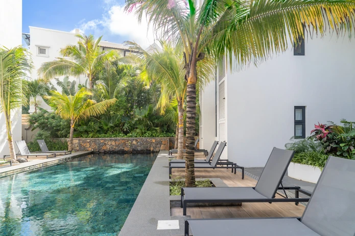 Prestigieux appartement de 3 chambres dans la résidence Marine, Pointe aux Canonniers