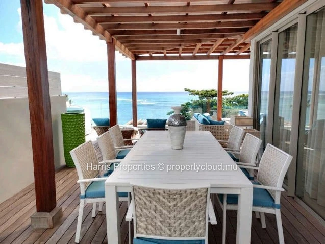 For sale beachfront PENTHOUSE in Pointe aux Piments